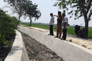 Kades Pandu Revitalisasi Saluran Irigasi Tahun 1990